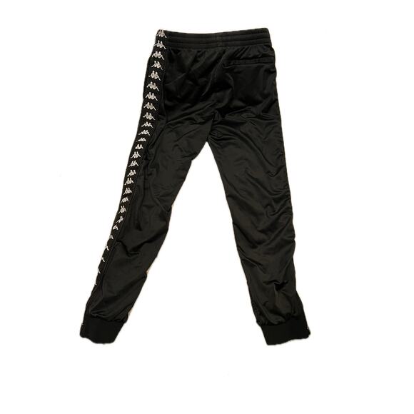Kappa Black Jogger Track Pants Mens size Medium - Picture 2 of 4